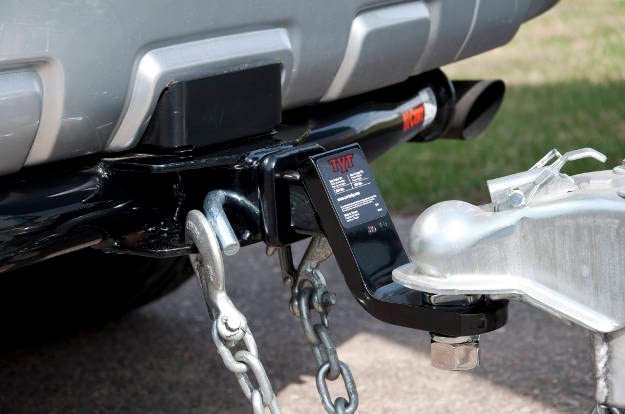 TYT Trailer Hitch Ball Mount Kit, 6-Inch Drop, Fits 2-Inch Receiver, 2-Inch Trailer Ball with 5/8" Hitch Pin Clip - TYT4WD