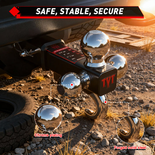 TYT Tri-Ball Mount with Tow Hook - TYT4WD