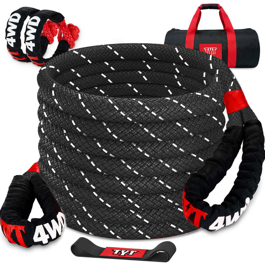 TYT 48.5K Kinetic Recovery Rope Kit – Black