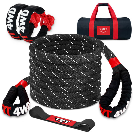 TYT Kinetic Recovery Rope Kit – Black