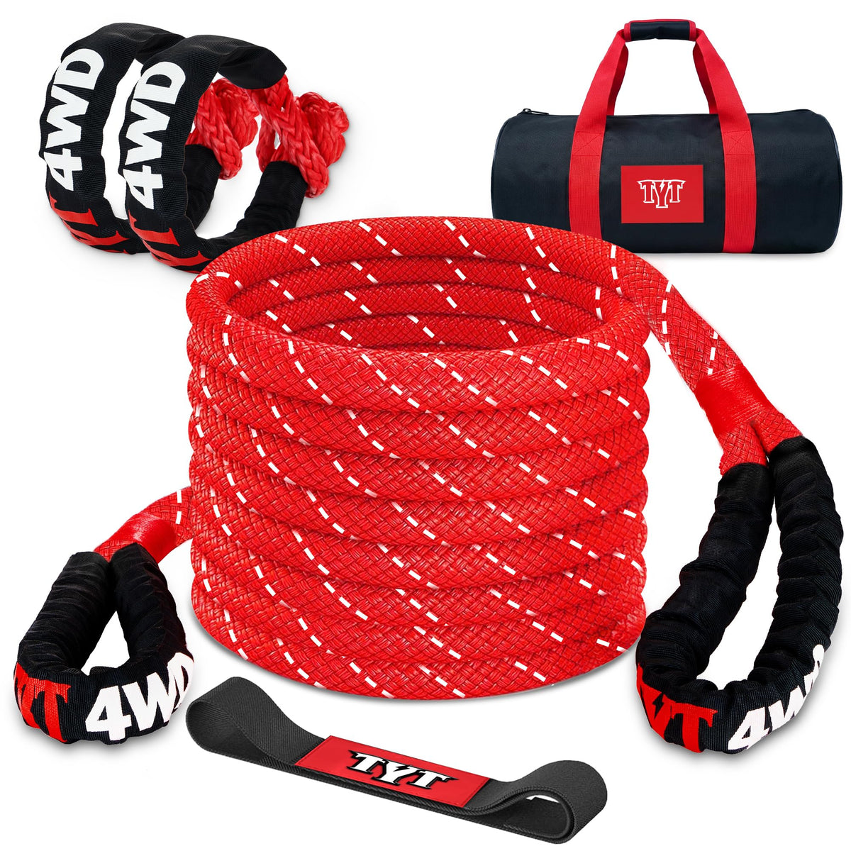 TYT Kinetic Recovery Rope – Red