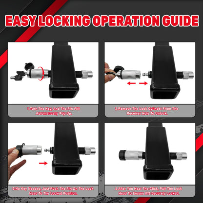 TYT Trailer Hitch Lock(Silver)