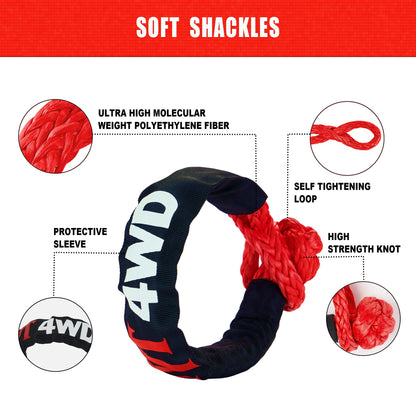 TYT Kinetic Recovery Rope Kit – Black