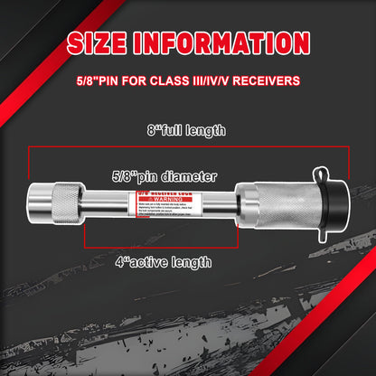 TYT Trailer Hitch Lock(Silver)