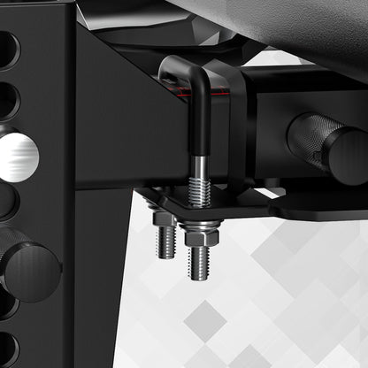 TYT Adjustable 5-in-1 Tri-Ball Hitch Ball Mount for 2-1/2 in Receiver
