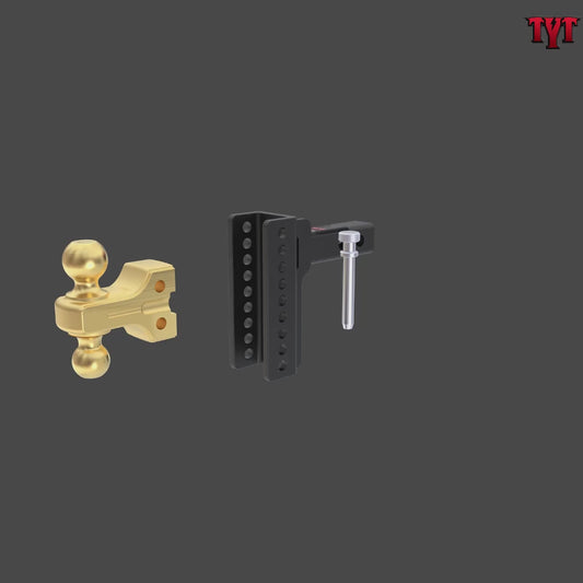 TYT 14K Adjustable Dual-Ball Hitch for 2″ Receiver